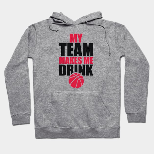 NBA Chicago Bulls Drink Hoodie by SillyShirts